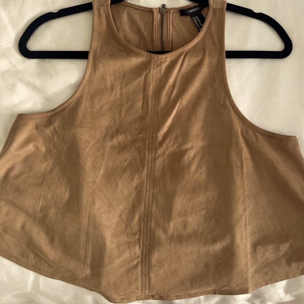Suede Top